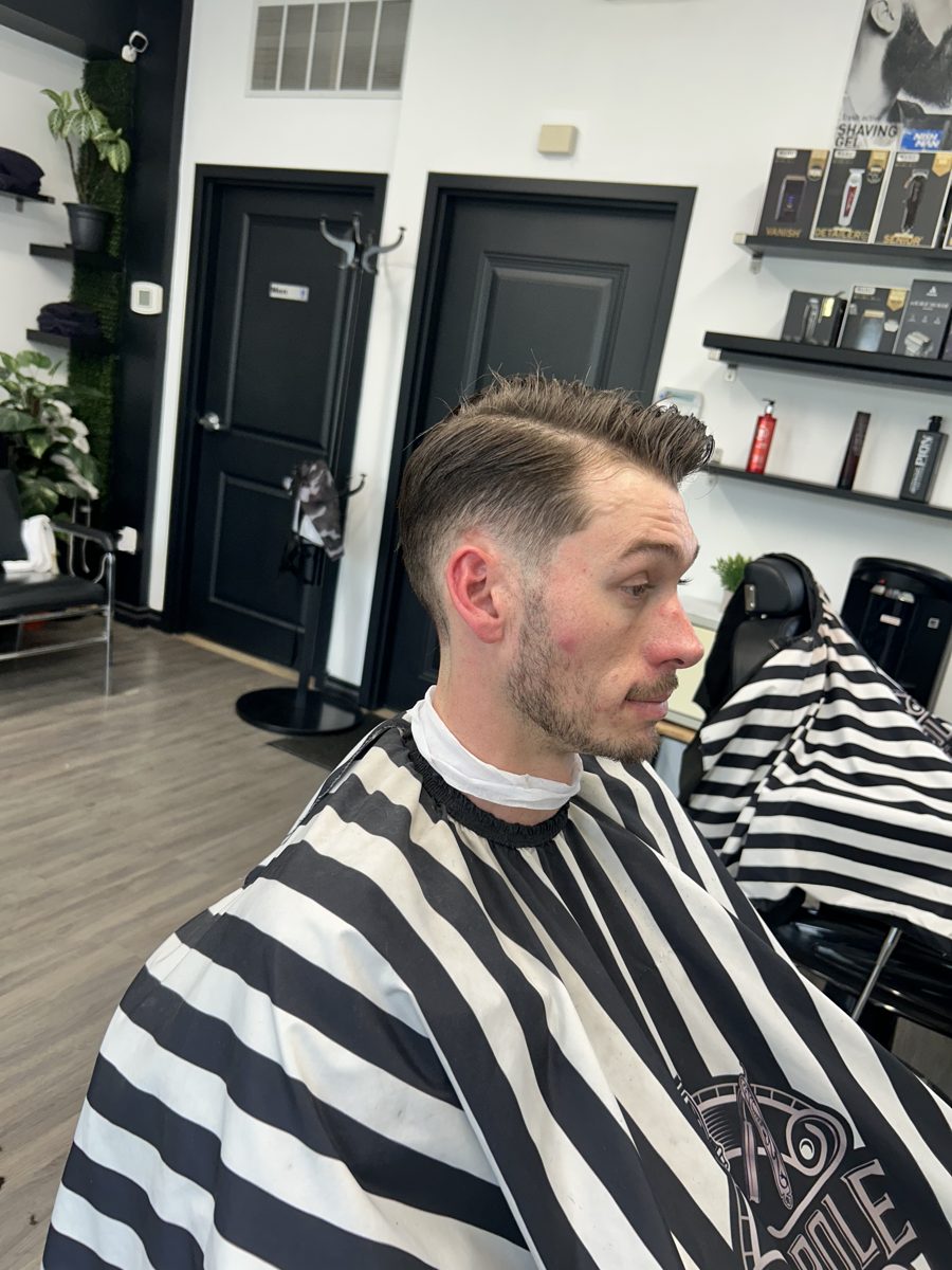 Fade with beard work