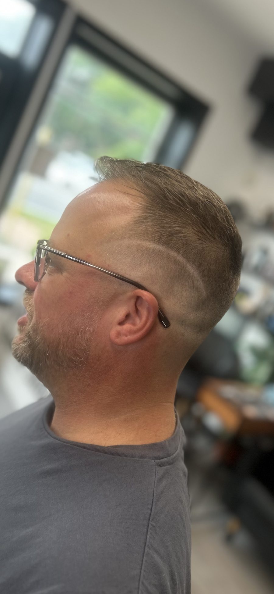 Fresh fade haircut